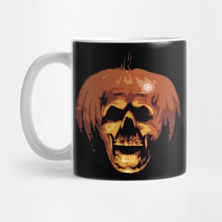 Pumpkin skull Mug